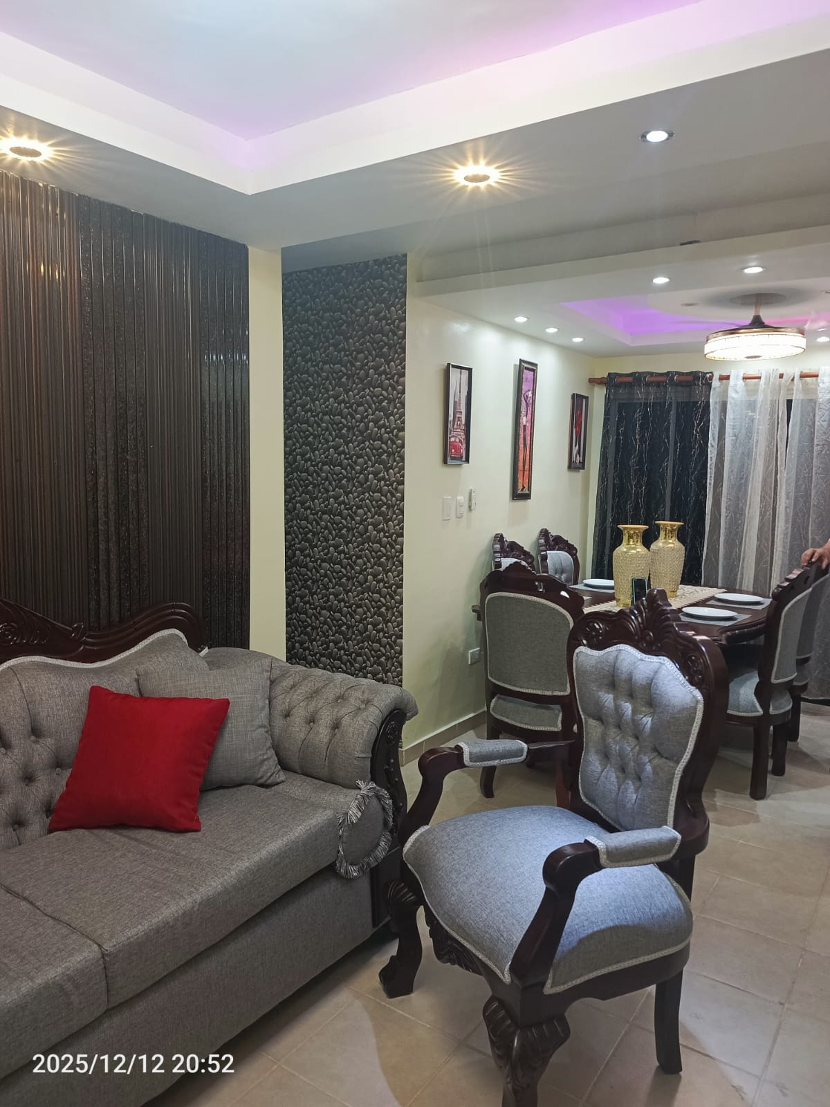 Renta de apartamento amueblado en primer nivel en Ciudad Juan Bosch  Foto 7316390-9.jpg