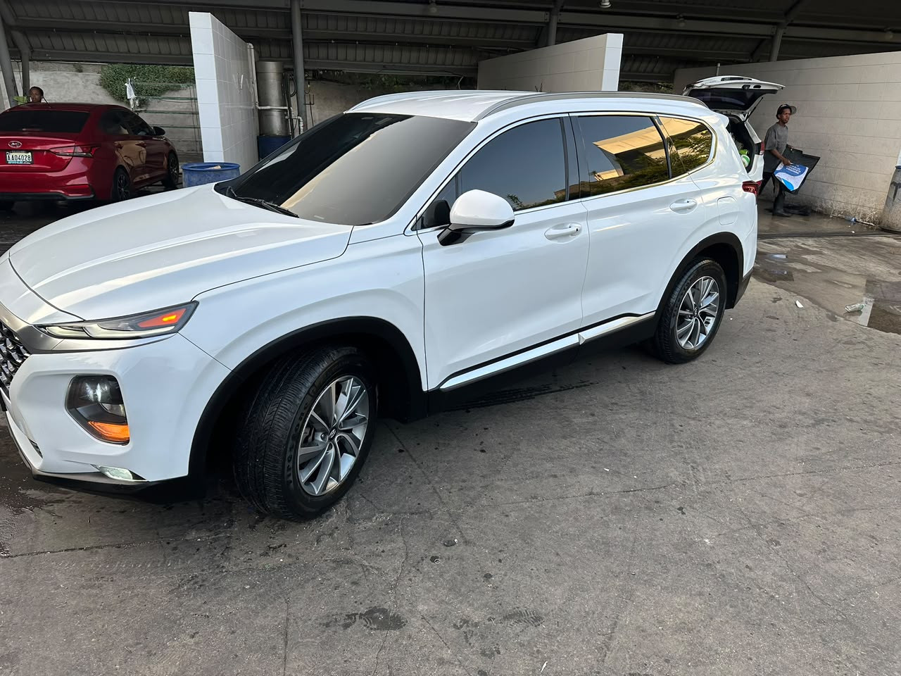  HYUNDAI SANTA FE 2019 BLANCA en Santo Domingo Oeste Foto 7317135-2.jpg