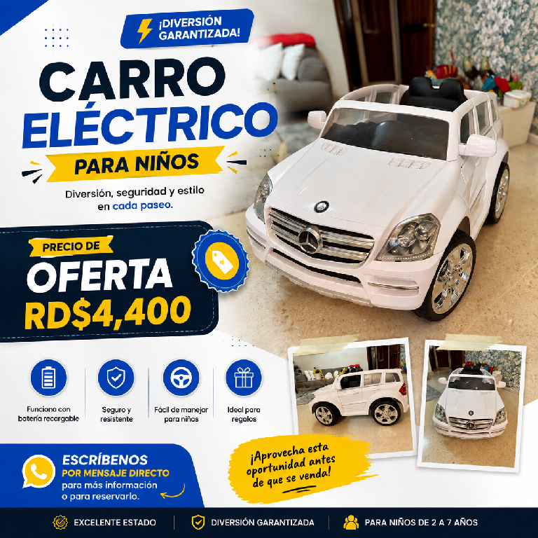 Carro eléctrico para niños en excelente estado. Foto 7317346-1.jpg