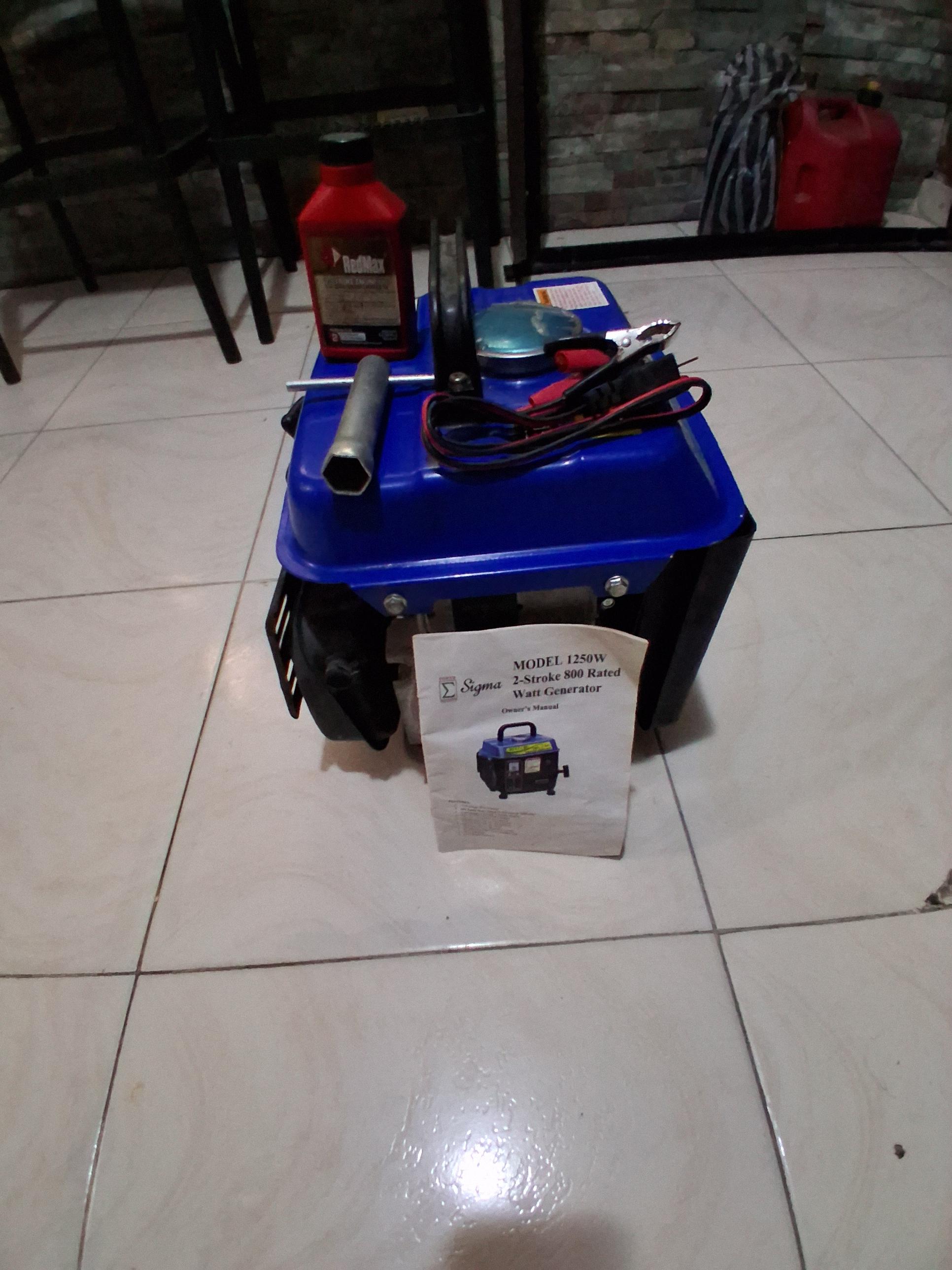 Vendo planta eléctrica  1250 watts Foto 7317476-5.jpg