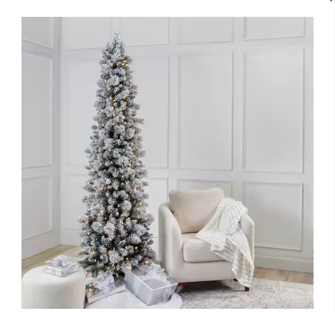 Árbol de Navidad nevado 7” Slim Foto 7317508-1.jpg