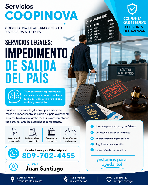 Impedimento de salida del país  Asesoría y representación legal Foto 7317567-1.jpg