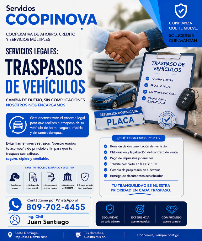 Traspaso de vehículos  Gestión legal y cambio de propietario Foto 7317578-1.jpg