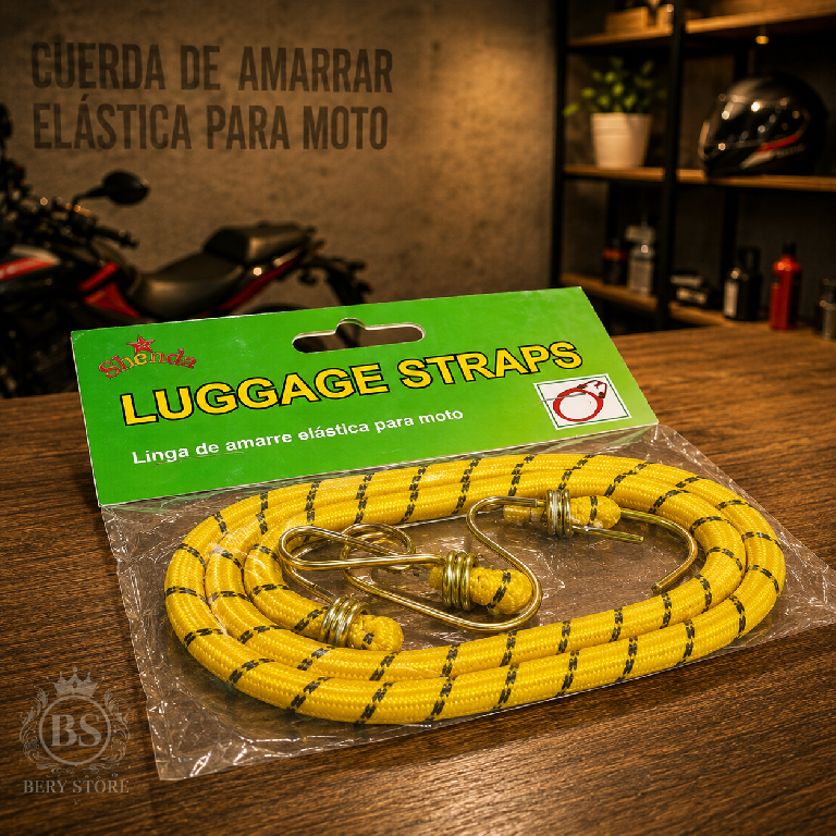 Cuerda Elástica de Amarrar para Moto con Ganchos  Soga y Linga Elástic Foto 7317749-2.jpg