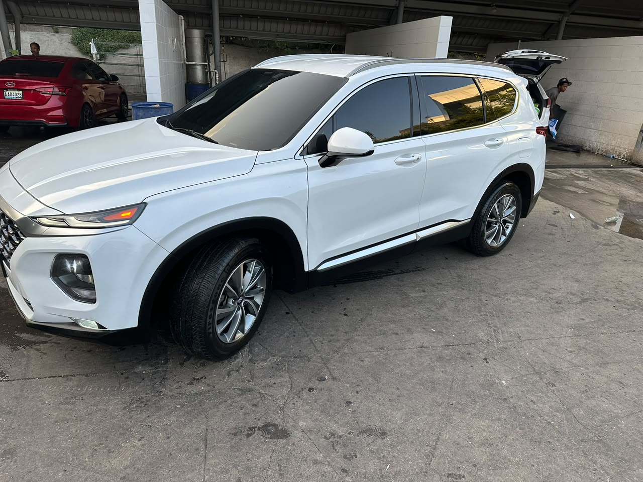  HYUNDAI SANTA FE 2019 BLANCA en Santo Domingo Oeste Foto 7317857-3.jpg