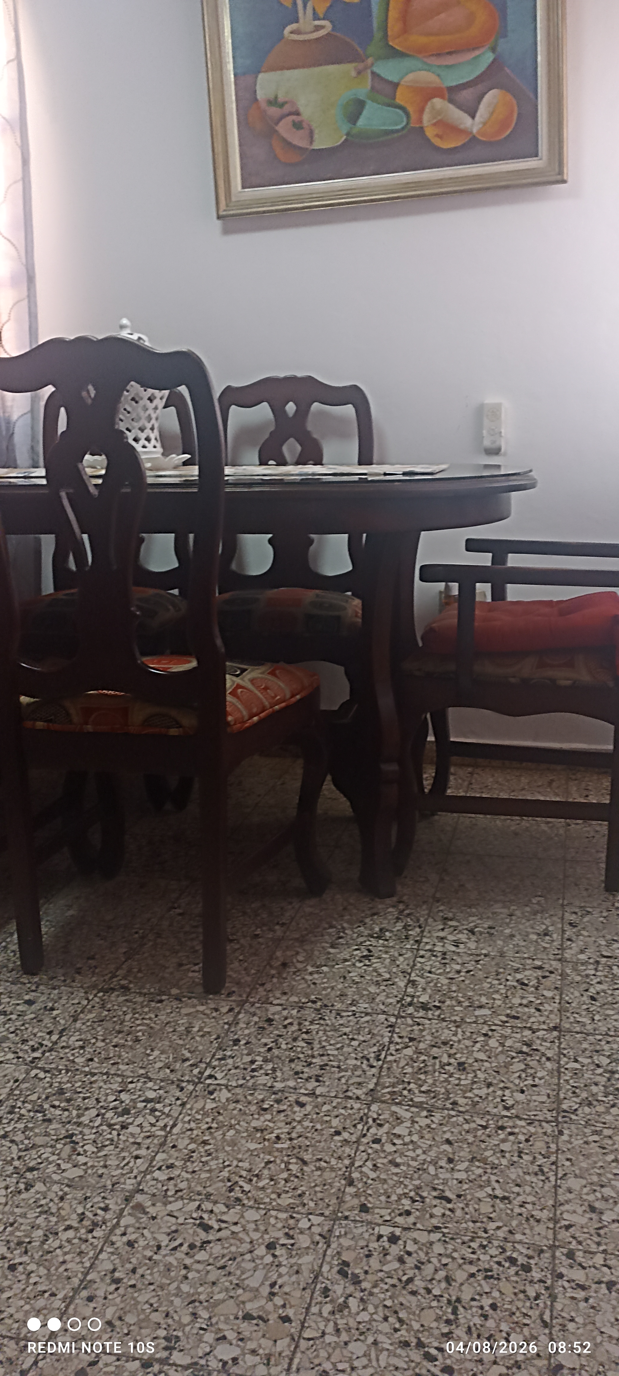 COMEDOR EN CAOBA DE 6 SILLAS Foto 7317978-4.jpg