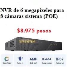 Grabador Nvr full HD de 6 megapíxeles para 8 cámaras ip  Foto 7317998-1.jpg