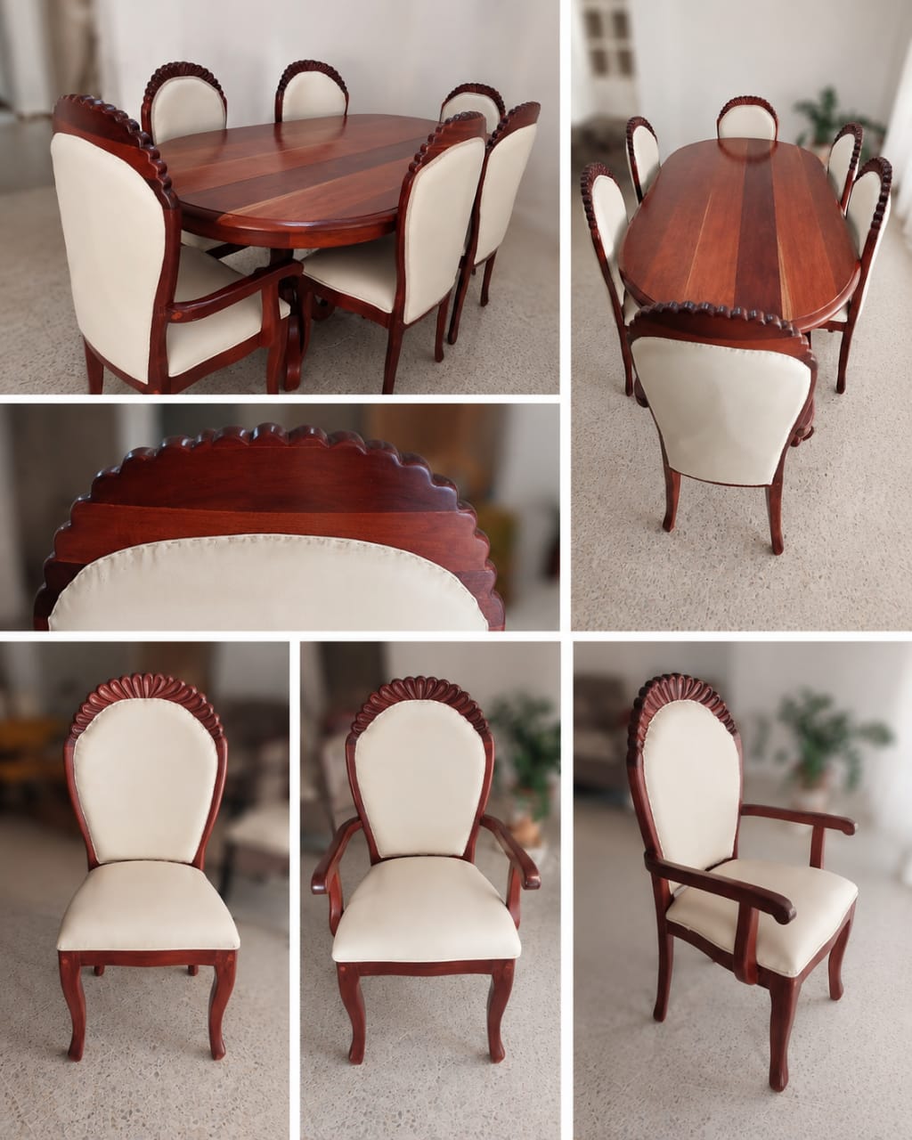 Comedor de caoba con 6 sillas – Excelente estado Foto 7318004-2.jpg