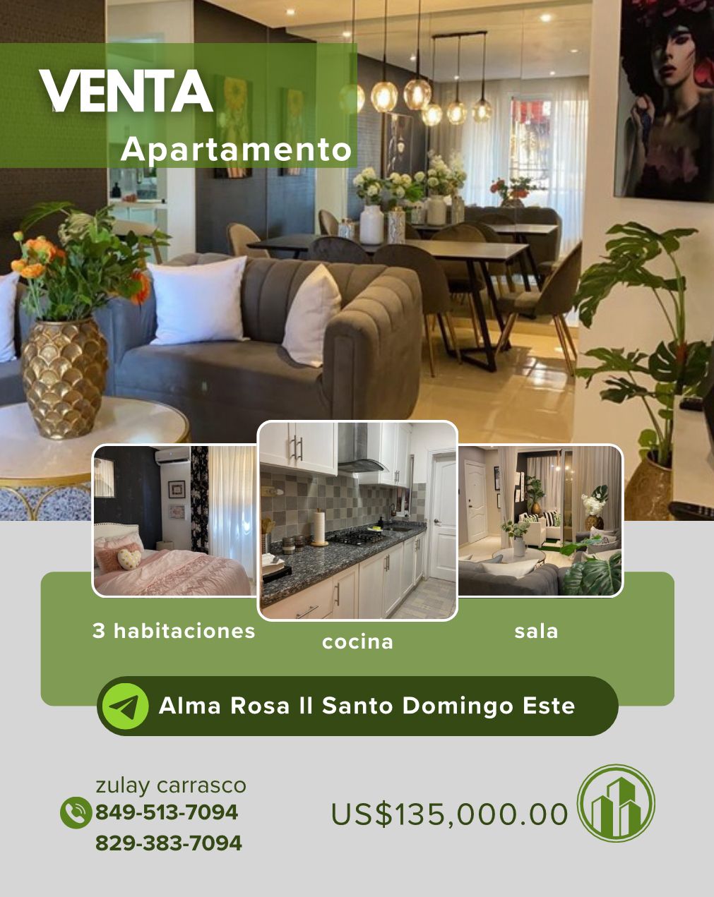 Apartamento en Venta – Alma Rosa II Santo Domingo Este  Foto 7318069-1.jpg