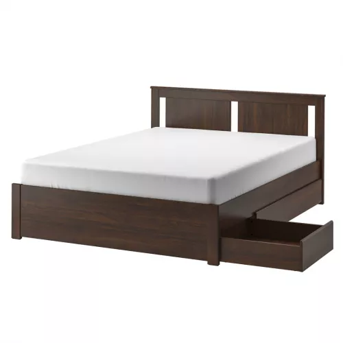 Cama Queen serie SONGESAND. marrón Foto 7318128-5.jpg