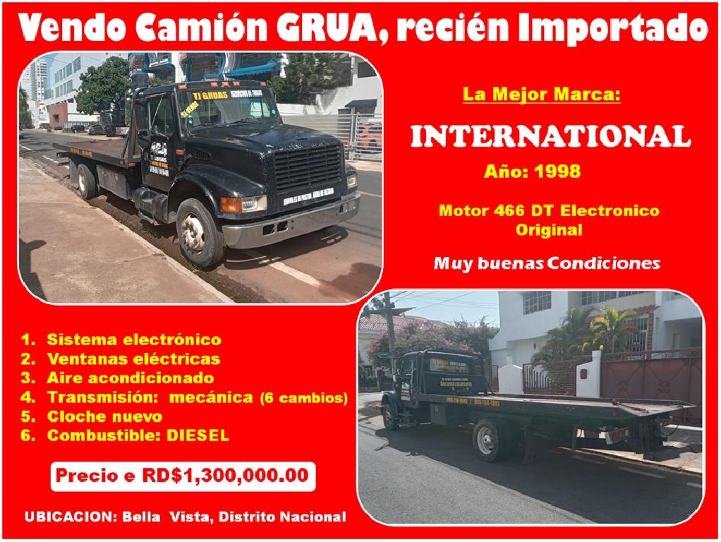 Vendo Camión GRUA marca INTERNATIONAL del 98 recién Importado Foto 7318185-1.jpg