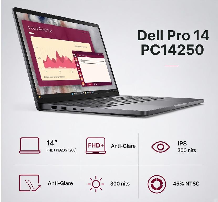Dell Pro 14 PC14250 14 FHD Intel Core 5 120U 16 GB DDR5 RAM 1 TB SSD Foto 7318346-1.jpg