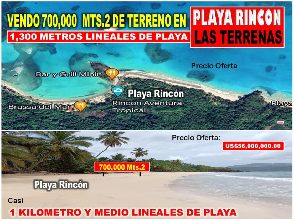 VENDO 700000  Mts.2 con 1300 metros Lineales de Playa en  Playa Rincón Foto 7318686-1.jpg