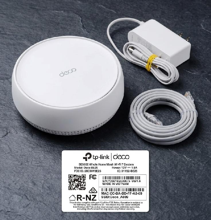 Wi-Fi 7 Router Punto de Acceso TP-Link Deco Foto 7318739-1.jpg
