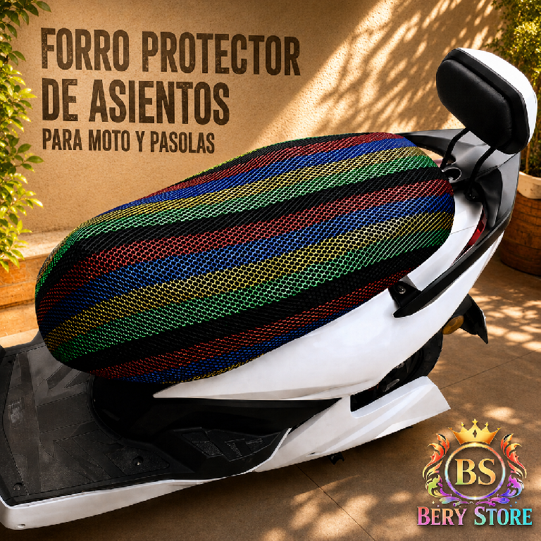 Forro Protector de asientos Para Motores y Pasolas  Malla Transpirable Foto 7318893-1.jpg