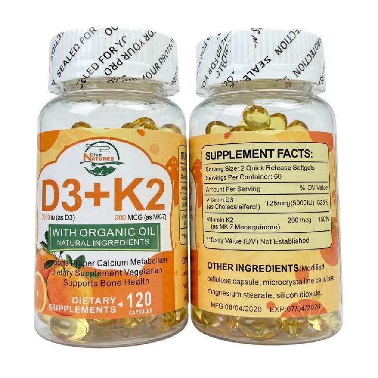 Suplemento dietético de Vitamina D3  K2 de la marca Nature’s Live  Foto 7318999-1.jpg