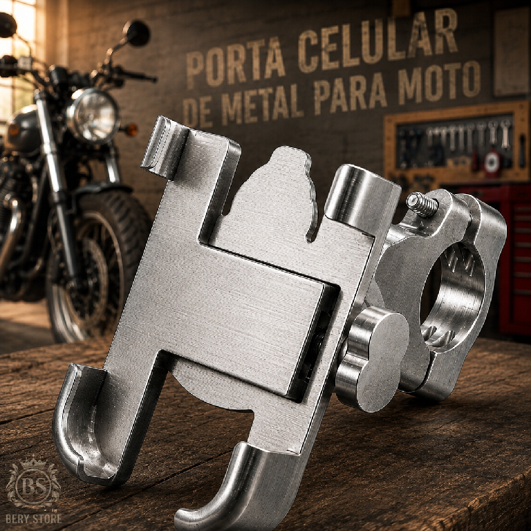 Soporte de celular de metal para moto  Soporte de Hierro para celular  Foto 7319423-2.jpg