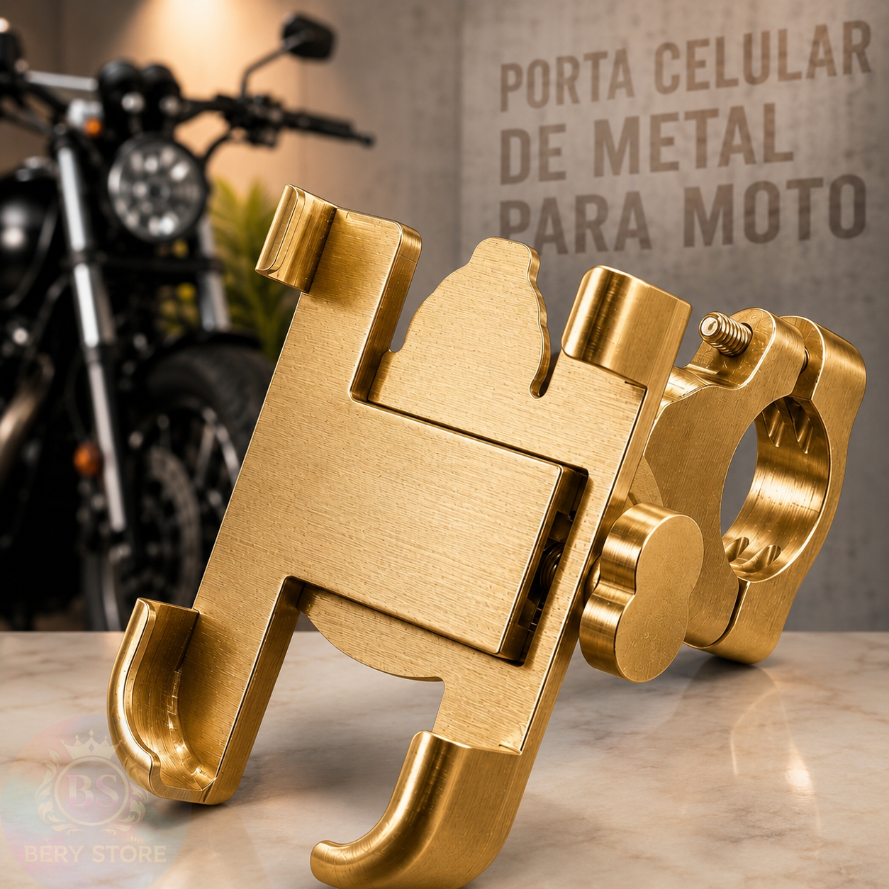 Soporte de celular de metal para moto  Soporte de Hierro para celular  Foto 7319423-3.jpg