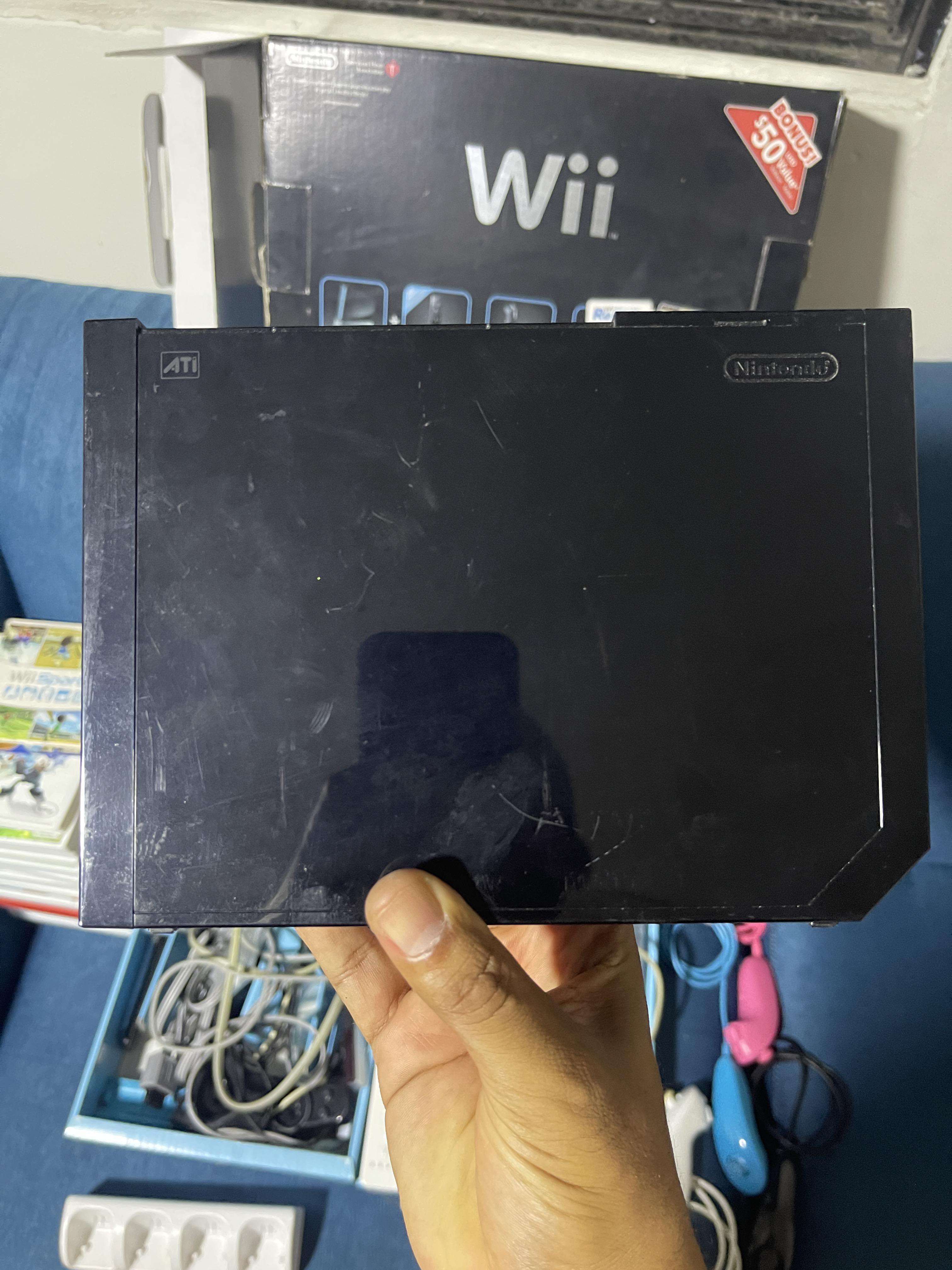 Nintendo Wii Negra Modelo RVL-001 Foto 7319749-6.jpg