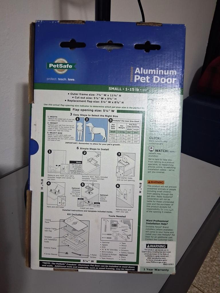 Puerta PetSafe Freedom para Mascotas Aluminio  Foto 7320069-5.jpg
