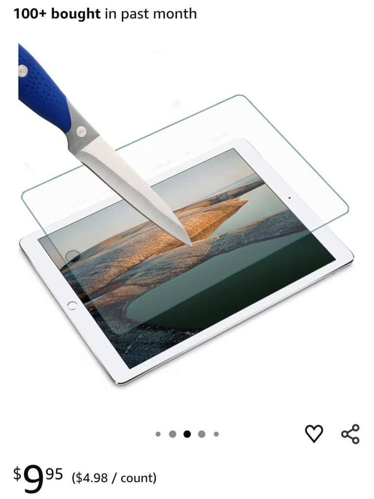 Protector pantalla para iPad Air/Pro 9.7  Foto 7320073-6.jpg