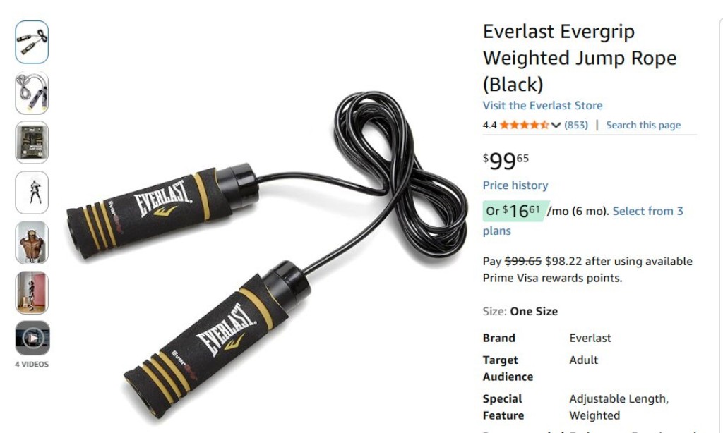 Cuerda de Saltar con Peso Everlast Evergrip  Foto 7320074-3.jpg