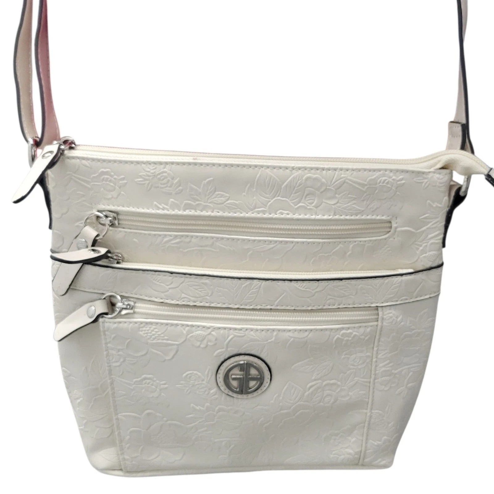 Bolso Bandolera Giani Bernini Guijarro Cuero Floral Repujado HG10264- Foto 7320205-1.jpg