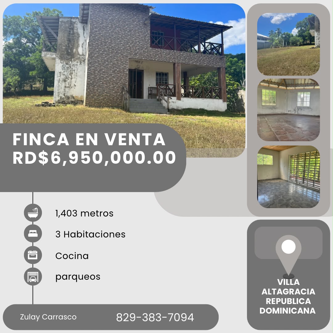 Se Vende Finca con Potencial en Villa Altagracia  Foto 7320523-1.jpg