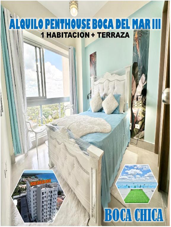 ALQUILO PENTHOUSE 1 HAB. EN TORRE BOCA DEL MAR III BOCA CHICA CON TERR Foto 7320728-1.jpg