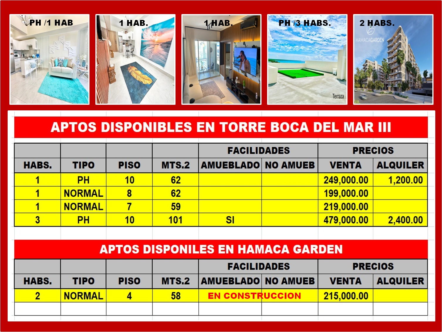 ALQUILO PENTHOUSE 1 HAB. EN TORRE BOCA DEL MAR III BOCA CHICA CON TERR Foto 7320728-8.jpg