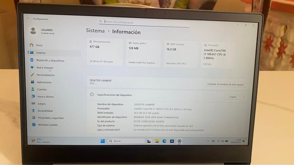 Lenovo ThinkBook 14  i7 10. Gen  16GB RAM  512GB SSD  Teclado Retroilu Foto 7320808-5.jpg
