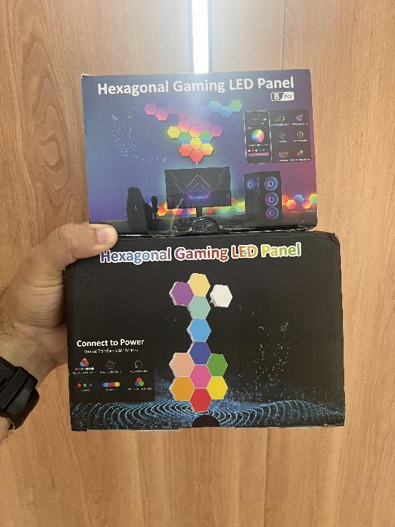 Luces led hexagonal gamer Foto 7320815-1.jpg