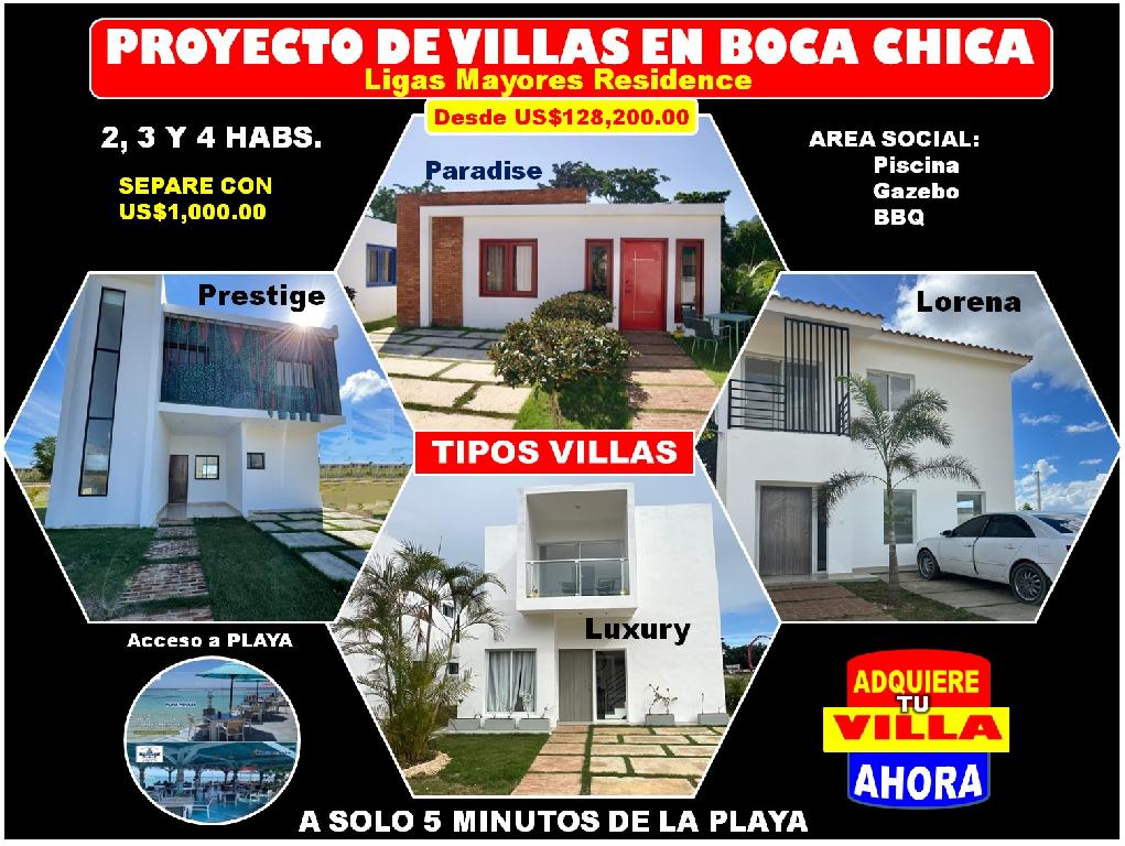 SE VENDEN VILLAS EN BOCA CHICA A SOLO 5 MINUTOS DE LA PLAYA CON LOS ME Foto 7321042-1.jpg