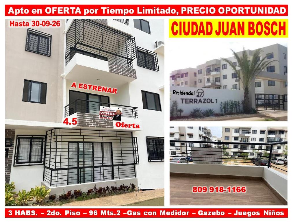 Apto en OFERTA por Tiempo Limitado en CIUDAD JUAN BOSH 3 HABS. 96 Mts. Foto 7321234-1.jpg