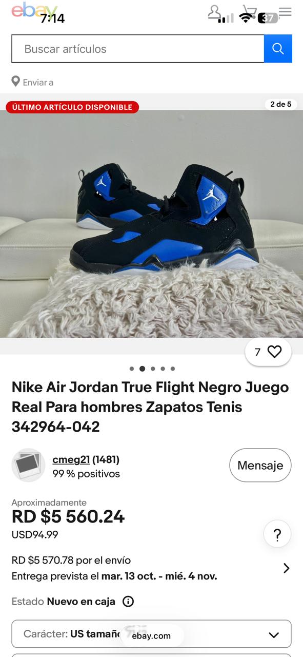 Vendo Jordan original 8 original usado  Foto 7321263-3.jpg