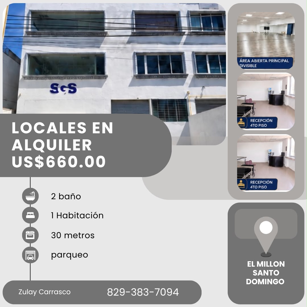 Locales Comercial en Alquiler – El Millón Santo Domingo  Foto 7321362-1.jpg