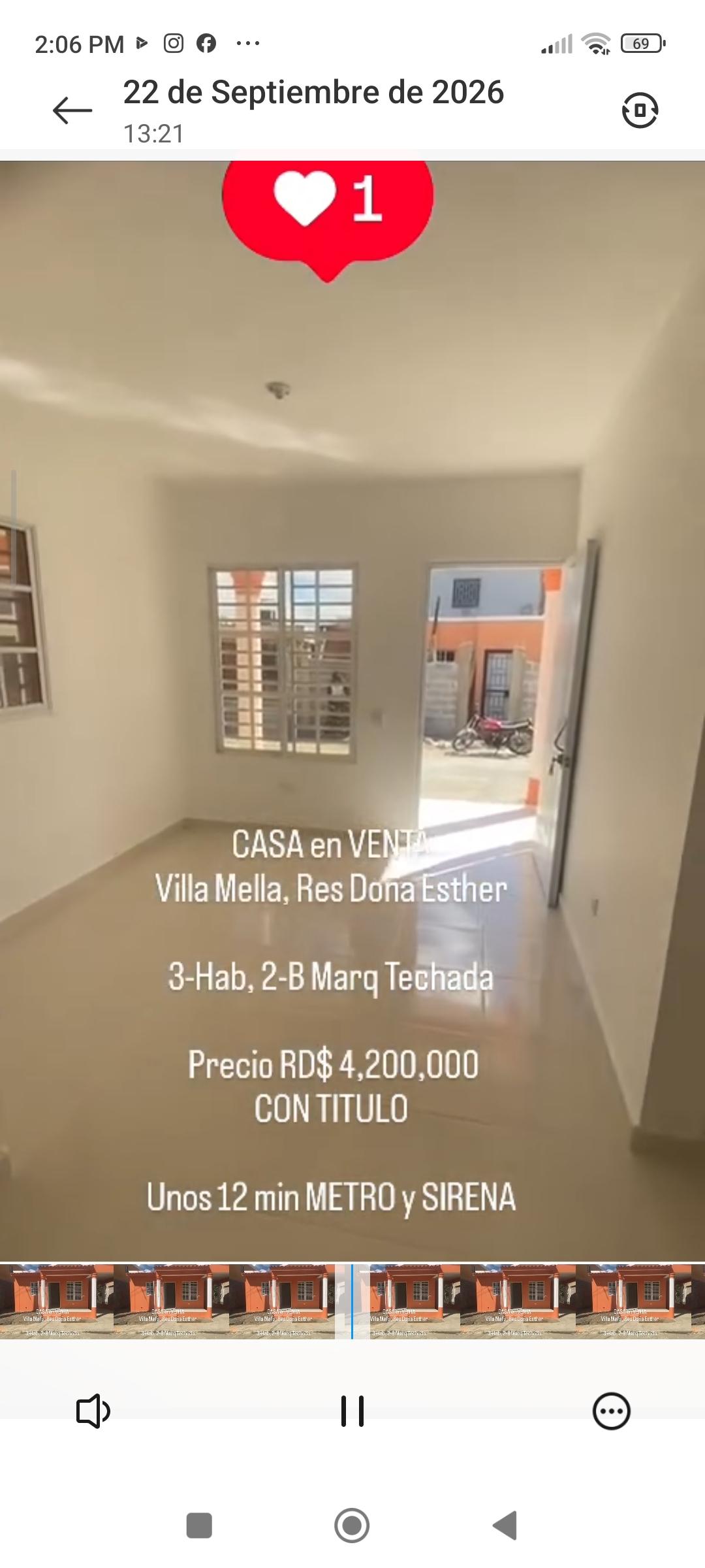 CASA en VENTA en Villa Mella Res Doña Esther 3-Hab 2-B Marq Techada Un Foto 7321669-3.jpg