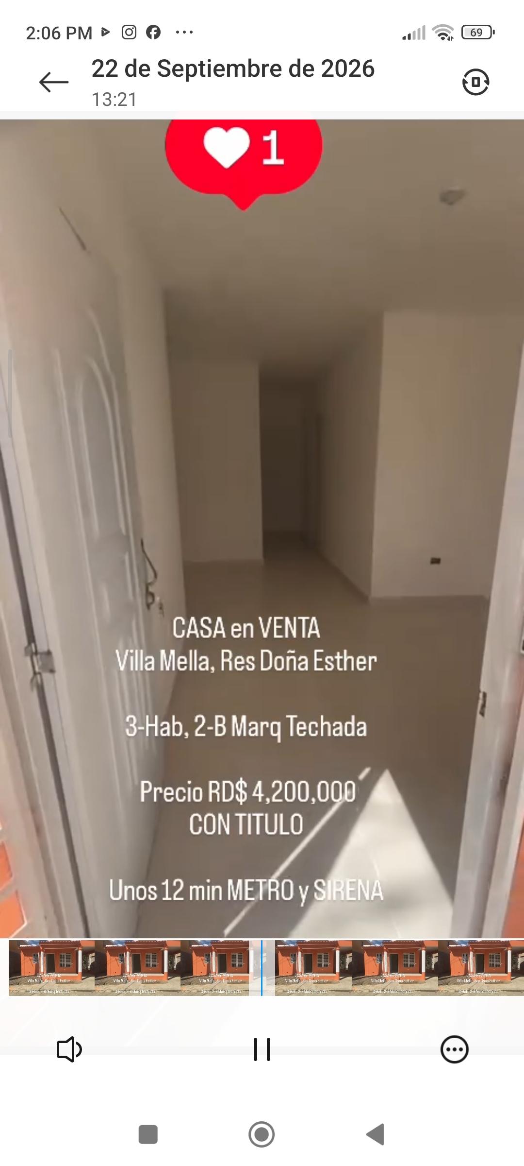 CASA en VENTA en Villa Mella Res Doña Esther 3-Hab 2-B Marq Techada Un Foto 7321669-4.jpg
