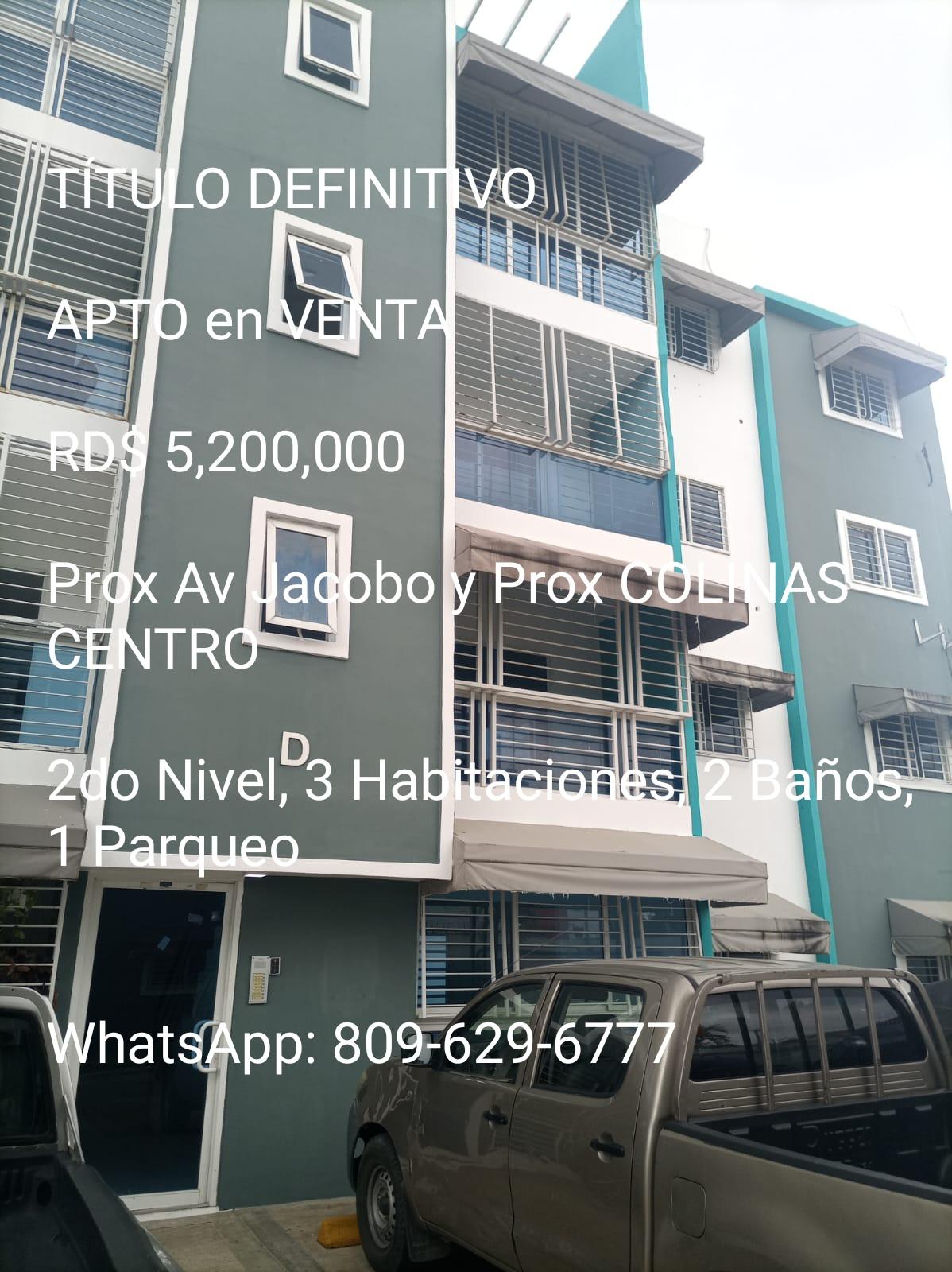 APTO en VENTA Próx Av Jacobo 2do Piso 3-Hab 2-B 1-Parq TTULO Próx COLI Foto 7321681-3.jpg