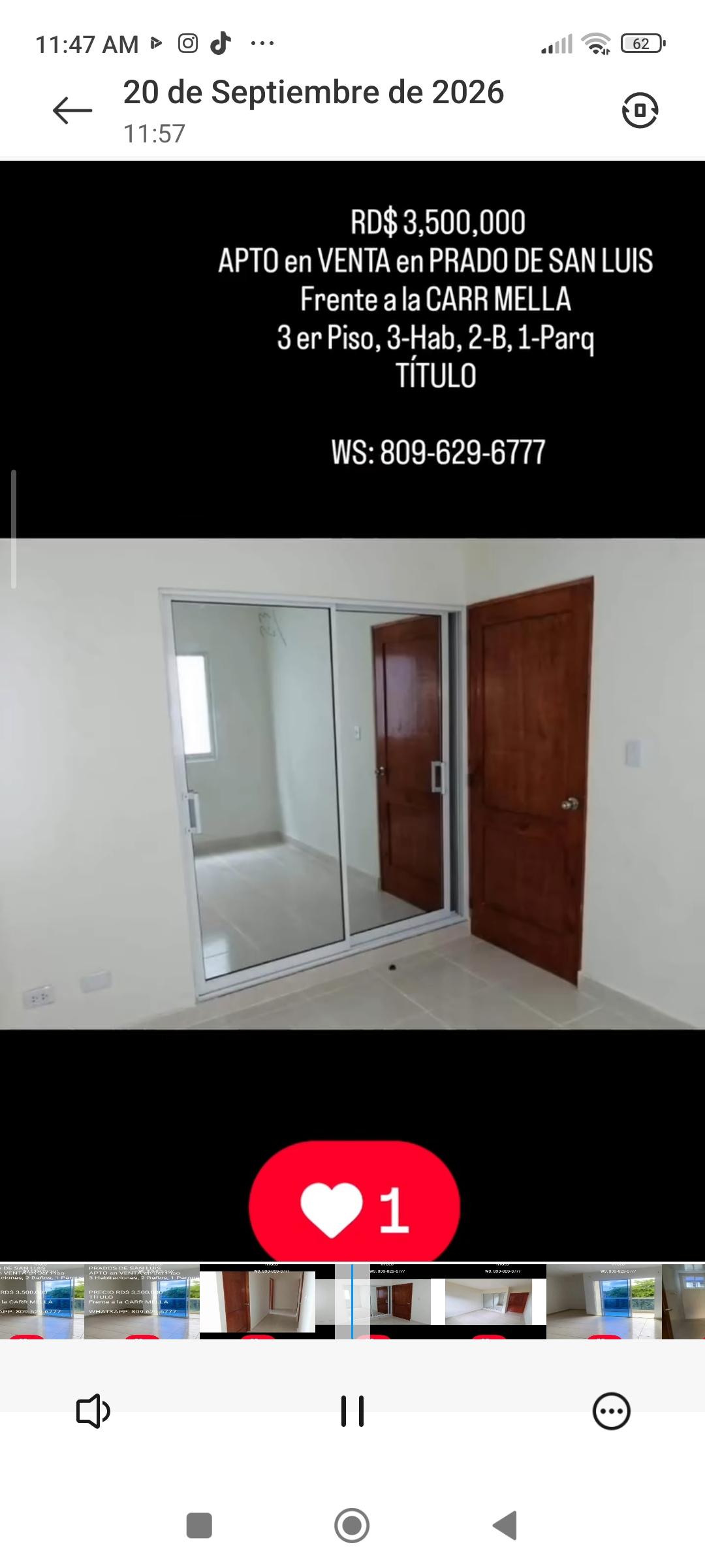 En LOS PRADOS de SAN LUIS APTO en VENTA 3er piso 3-Hab 2-B 1-Parq TTUL Foto 7321682-4.jpg