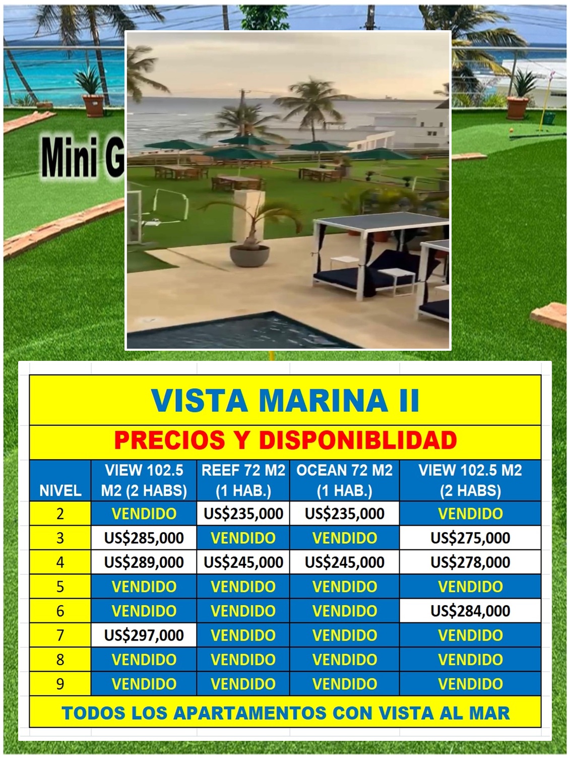 PROYECTO EXCLUSIVO DE APTOS EN BOCA CHICA TODOS CON VISTA AL MAR a 50  Foto 7321787-7.jpg