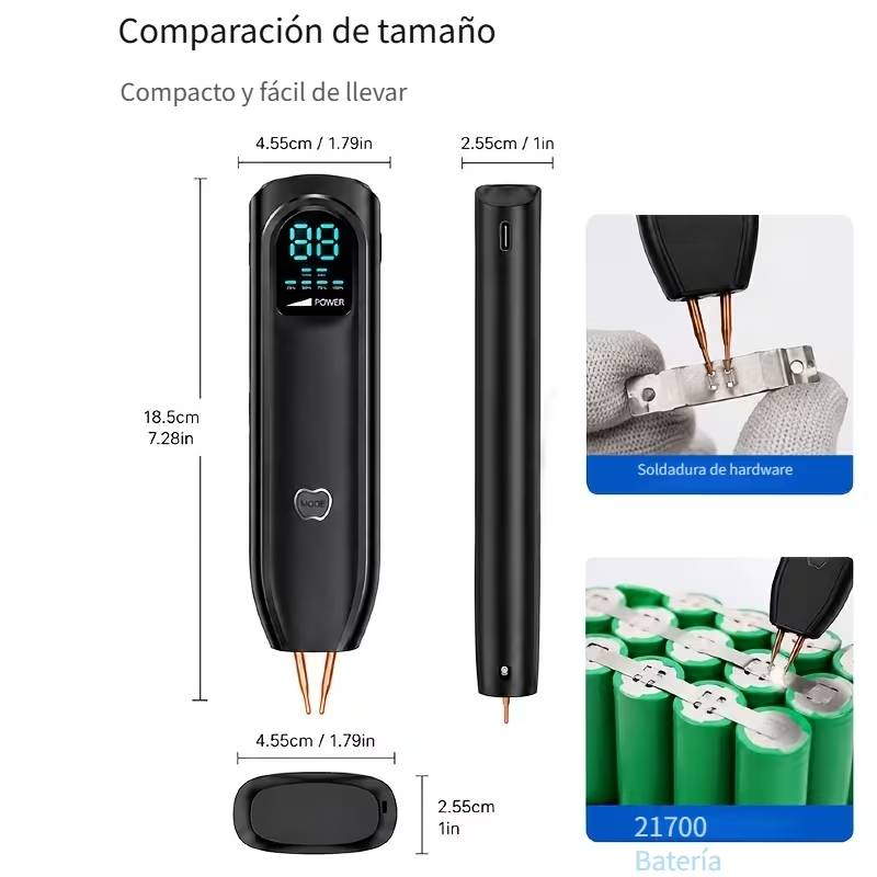 oldadora de Puntos Portátil LCD Recargable para Baterías 18650 Foto 7322001-1.jpg