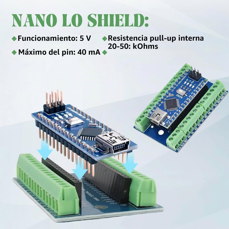 Adaptador Shield de Bornes a Tornillo para Arduino Nano NANO Terminal  Foto 7322003-3.jpg