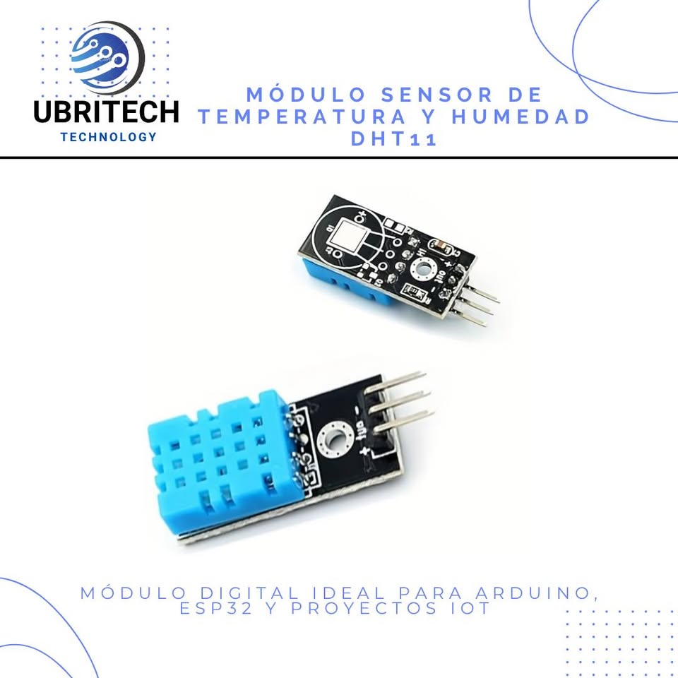 Módulo Sensor de Temperatura y Humedad DHT11 para Arduino y ESP32 Foto 7322004-3.jpg