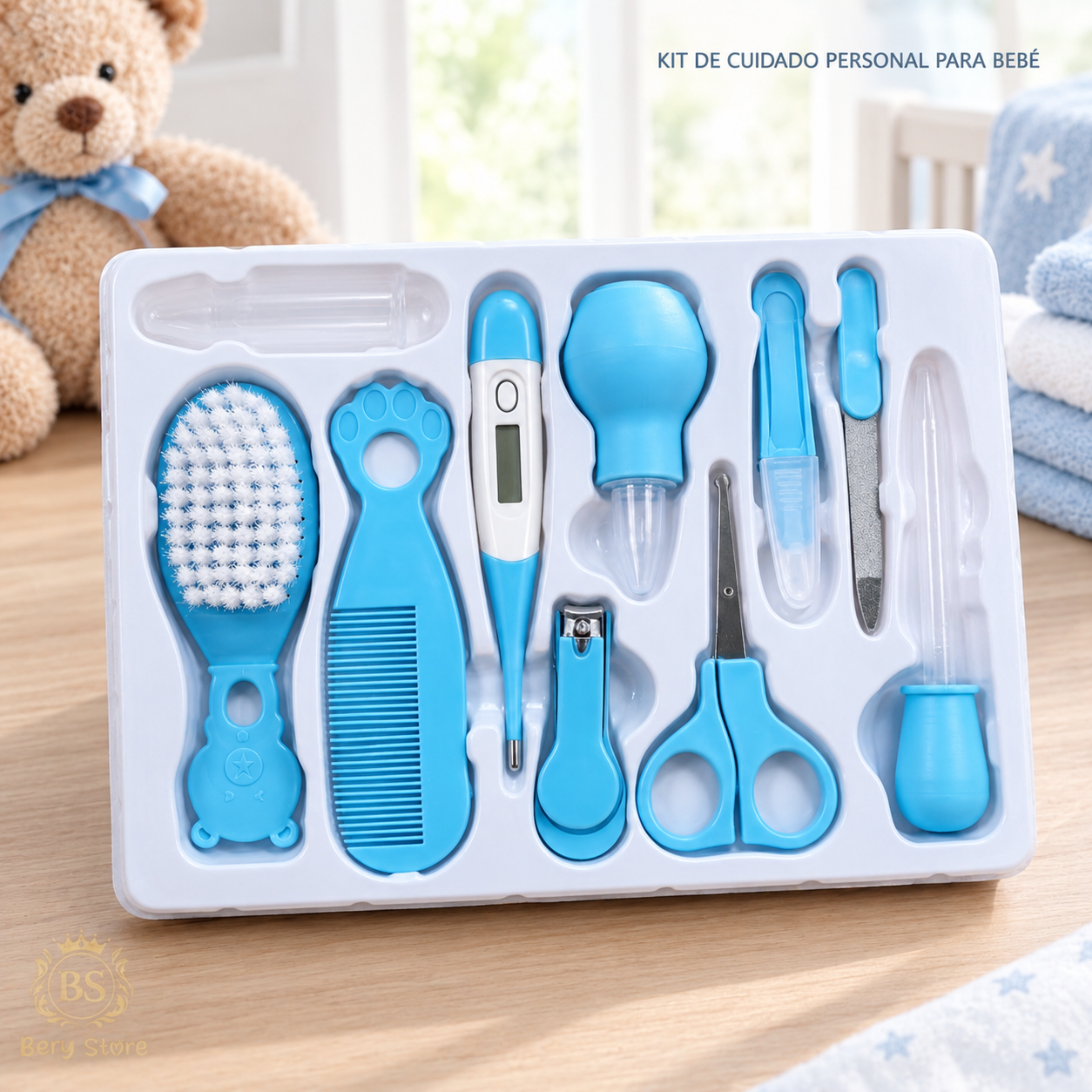 Kit de Cuidado personal para Bebé Completo para Higiene Diaria con acc Foto 7322028-3.jpg