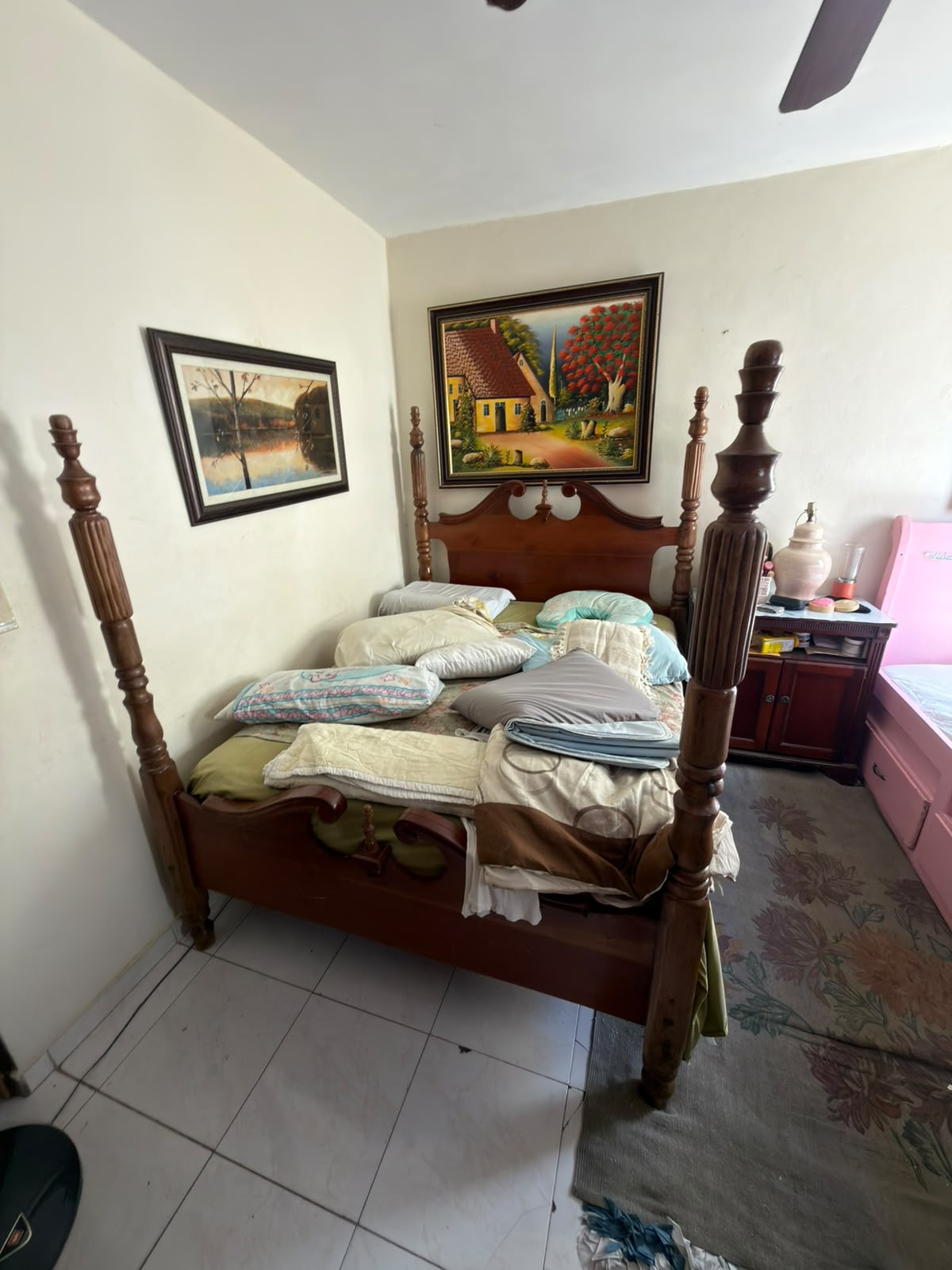 cama en caoba de 60 - sin colchon Foto 7322097-2.jpg
