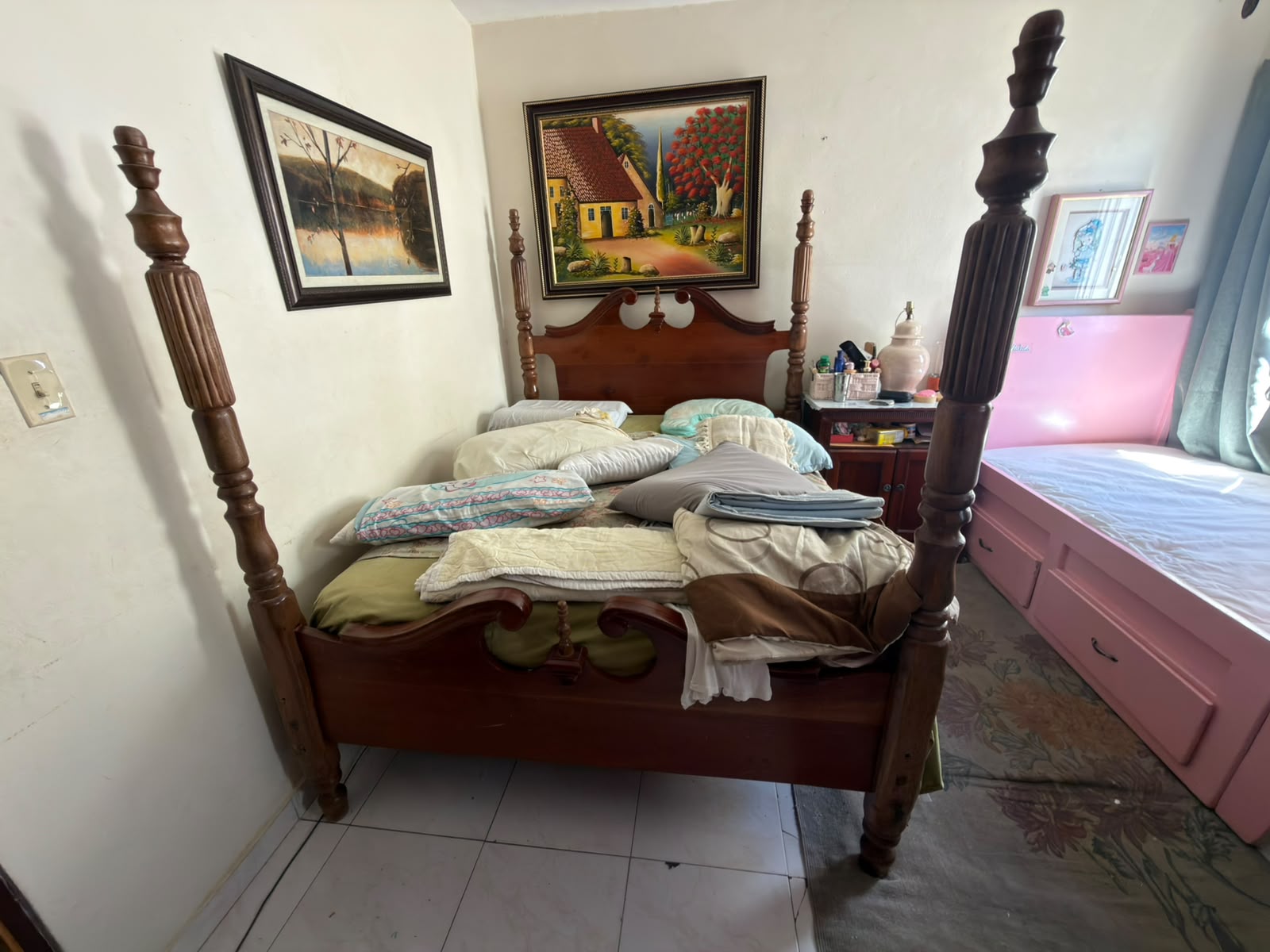 cama en caoba de 60 - sin colchon Foto 7322097-7.jpg