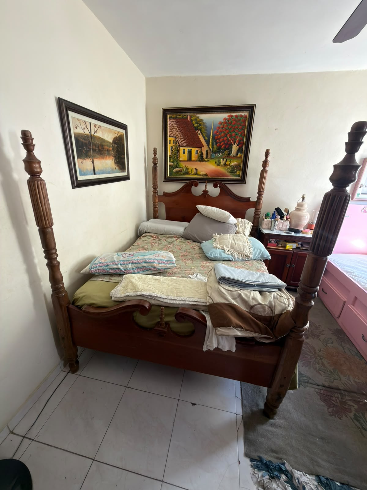 cama en caoba de 60 - sin colchon Foto 7322097-8.jpg