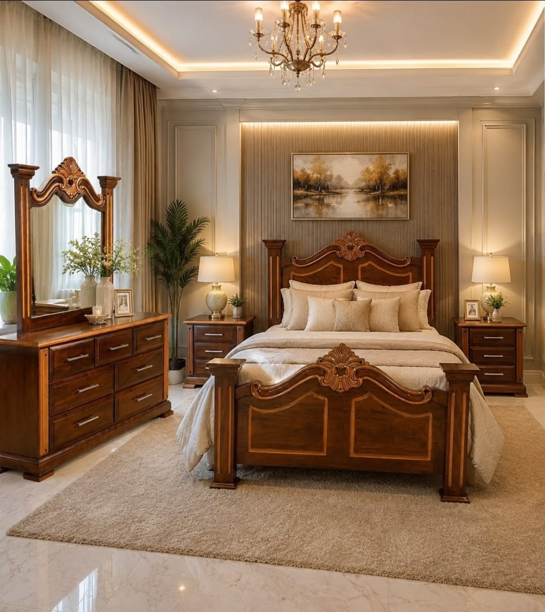 Dormitorio matrimonial en madera moderno  Foto 7322144-1.jpg