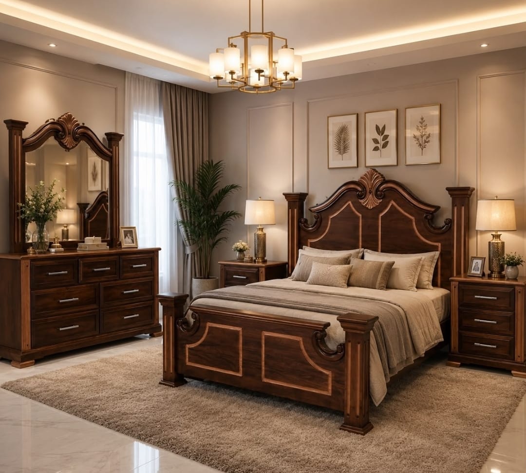 Dormitorio matrimonial en madera moderno  Foto 7322144-2.jpg